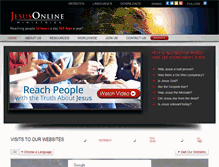 Tablet Screenshot of jesusonlineministries.org